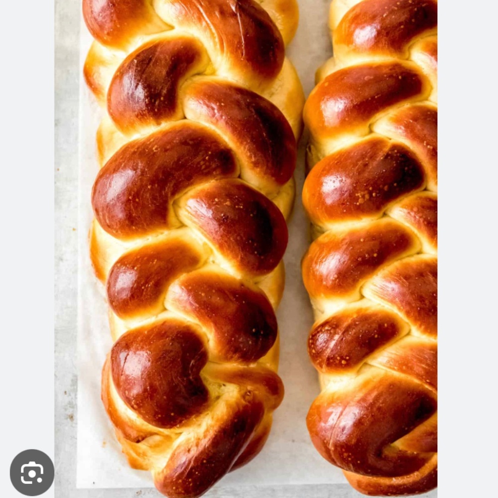 Delicious Fresh Braided Challah Bread-medium sized